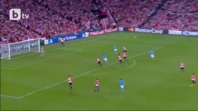 ГОЛ! Наполи повежда с 1:0 като гост на Атлетик Билбао (ВИДЕО)