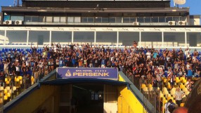 Феновете на Левски надъхаха тима преди мача с Монтана (ВИДЕО)