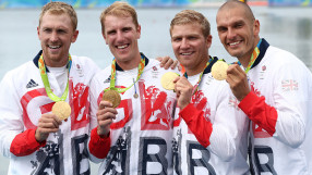 Великобритания защити титлата си по гребане на четворка мъже в Рио