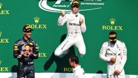 Победа за Нико Розберг в Белгия, Люис Хамилтън трети (ГАЛЕРИЯ)