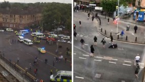 Двама наръгани след бой между феновете на 