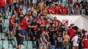 Бой между фенове на ЦСКА при победата над 