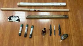 Вижте оръжията на хърватските хулигани (СНИМКИ)