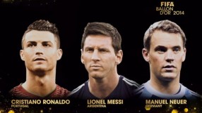 Златната топка ще отиде при Роналдо, Меси или Нойер