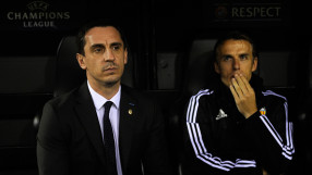 Лион развали дебюта на Гари Невил. Валенсия отпадна от Шампионска лига (ВИДЕО)