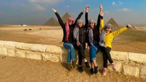 Младите гимнастички на България на лагер в Египет