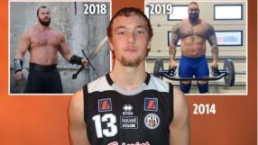 Планината: От строен баскетболист до фитнес чудовище (ВИДЕО)