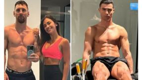 Кой е по-по-най: Меси и Роналдо си мерят плочките