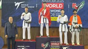 Със счупен пръст: Българин стана световен вицешампион в таекуондото
