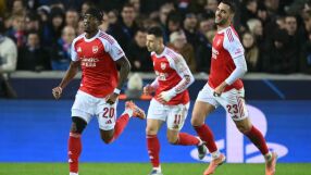 6 от 6 за Арсенал в Шампионската лига