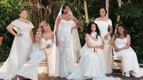 Всички бяха с булчински рокли на сватбата на Винъс Уилямс (СНИМКИ)