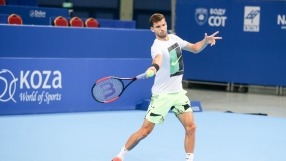 Григор Димитров с първа тренировка в София (ГАЛЕРИЯ И ВИДЕО)