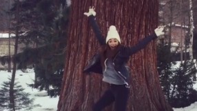 Никол Шерцингер подскача около Боянската църква (ВИДЕО)