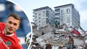 Футболист скочи от втория етаж, за да се спаси от земетресението