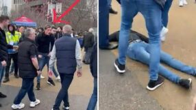 Нокаутираха брутално фен на Челси (ВИДЕО)