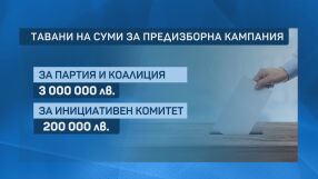 Новите избори: 3 млн. лв. таван за предизборните кампании