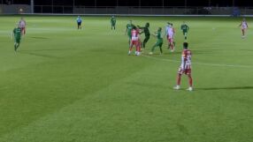 Масов бой прекрати Ботев Враца - Цървена звезда (ВИДЕО)