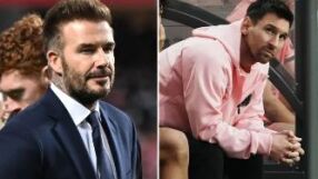 Къде е Меси? 40 000 освиркаха Дейвид Бекъм (ВИДЕО)