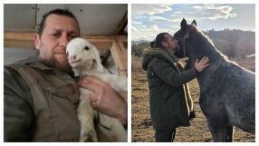 След ужасяващите изтезания над животни – Веселин Плачков прегърна своето ново „бебе“ 