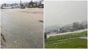 Реката в Кирковско преля - наводнена е автогарата, има свлачища и отцепени пътища 