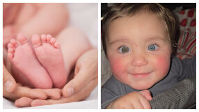 Валин - бебето чудо, родено с два цвята очи, коса и кожа след животозастрашаваща бременност