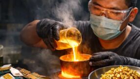 Мъж извлече 191 грама злато от изхвърлени SIM карти и електронни отпадъци