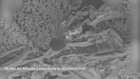 Израелската армия публикува кадри, които според нея показват удари по Иран (ВИДЕО)