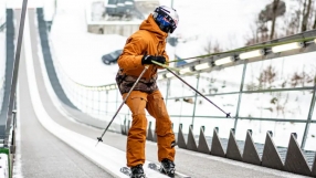 Ски скок с гръб и салто! Фабиан ще ви изправи косите от страх! (ВИДЕО)