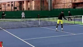 Сам срещу двама? Твърде лесно за Григор Димитров (ВИДЕО)