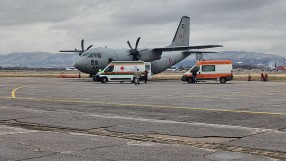 Дете е транспортирано до Любляна с военния самолет 