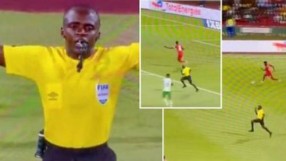 Рефер стана хит с екстравагантен спринт и артистичност (ВИДЕО)