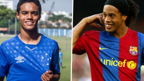 Синът на Роналдиньо на проби в 