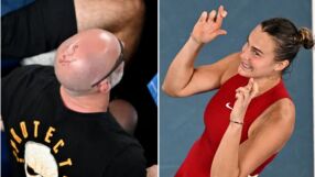 Защо Сабаленка се подписва върху главата на плешив мъж?