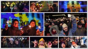 Хора от различни култури се събраха на площада да отпразнуват новата 2026-та (ГАЛЕРИЯ)