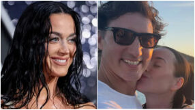 Стана горещо! Кейти Пери и Джъстин Трюдо се целуват нежно на плажа (ВИДЕО)