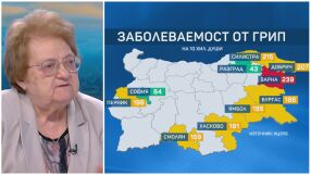 Проф. Радка Аргирова: При доминиращия щам на грипа пневмония може да се развие само за ден-два