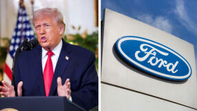 Тръмп показа непличен жест на работник на „Ford“ по време на визита (ВИДЕО)