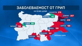 Грипът се разпространява: Кои ще са следващите градове с епидемия 