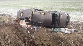 Петима украинци са пострадали при катастрофа край Мъглиж (СНИМКИ)