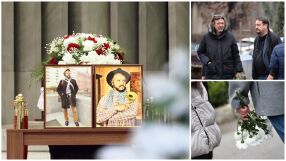 Близки и приятели се сбогуваха с писателя Калин Терзийски (СНИМКИ)