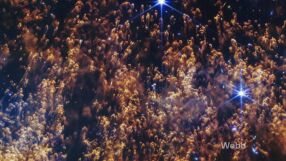 Зрелищен кадър от „Джеймс Уеб“ разкрива как умираща звезда се разпада на прах 