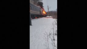 Киев обвини Москва в тероризъм, след като дрон порази влак и уби петима души. Русия запази мълчание