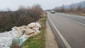 Незаконно сметище и разлагащи се останки на животни край Карлово