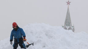 Москва регистрира най-обилния снеговалеж за последните над 200 години