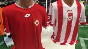 Култов рефрен за феновете на ЦСКА краси новите екипи на клуба (СНИМКИ И ВИДЕО)