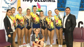 Отборът ни по спортна аеробика с 5 медала от световната гимназиада в Турция