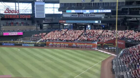 Празни трибуни? Не и ако гледате бейзбол (ВИДЕО)