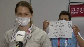 Токио 2020: Аржентинка прие предложение за брак по време на интервю (ВИДЕО)