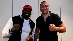 Чисора почерпи Кобрата с бургери. Заговориха за мач в България 