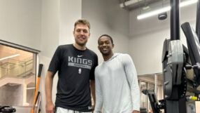 Александър Везенков тренира със Сакраменто (СНИМКИ+ВИДЕО)